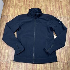 Mens Medium Kuhl Klash Gray Full Zip Softshell Shell Jacket Outdoors Style 1067